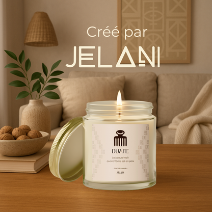 Bougie à la lavande | bougie Symbole Duafe |  Beauté & Féminité | Cire écologique | Cadeau bien-être femme |  Décoration Cosy