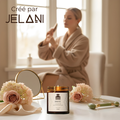 Bougie à la lavande | bougie Symbole Duafe |  Beauté & Féminité | Cire écologique | Cadeau bien-être femme |  Décoration Cosy