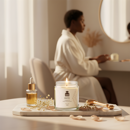 Bougie à la lavande | bougie Symbole Duafe |  Beauté & Féminité